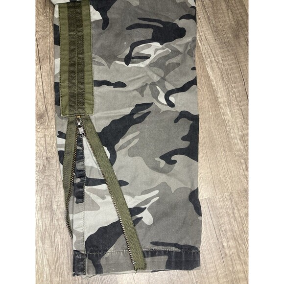 Free Knight Pants Mens 31x29.5 Camo Cargo Paratrooper Army Military Tactical - Picture 4 of 10